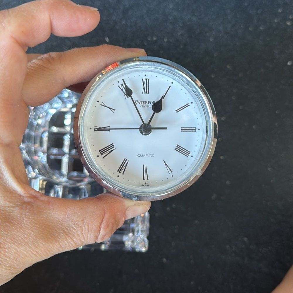 Waterford Crystal Large Offset Square Clock - Picture 3 of 9